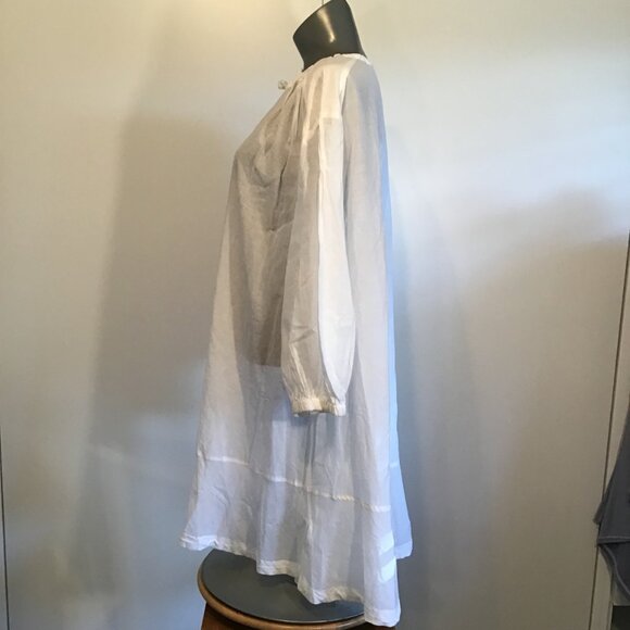 H&M White Lightweight Cotton Tunic  Size XL - Picture 8 of 12